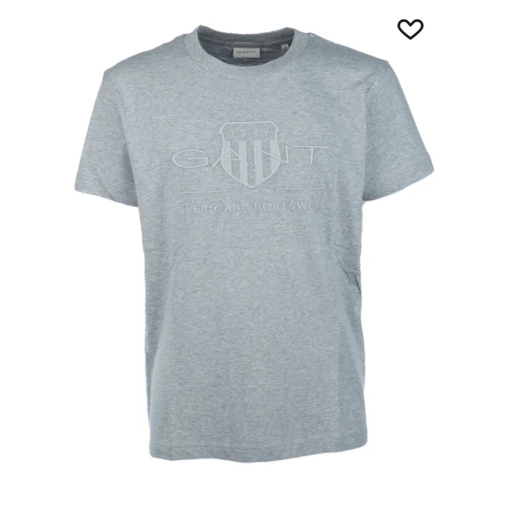 Porsche Gant Tonal Archive Shield Men’s T-shirt in Mint Green Shade Size Large